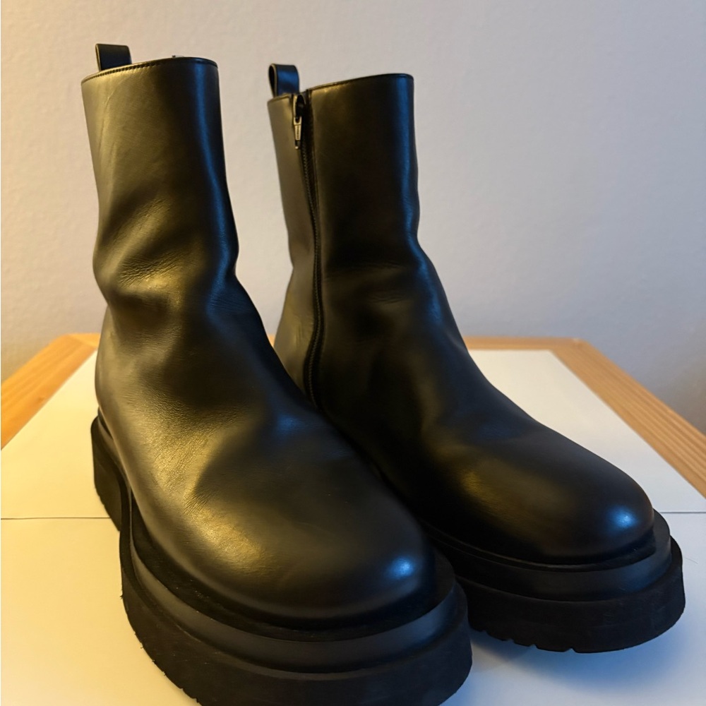 Emerson Fry Black Leather Boots